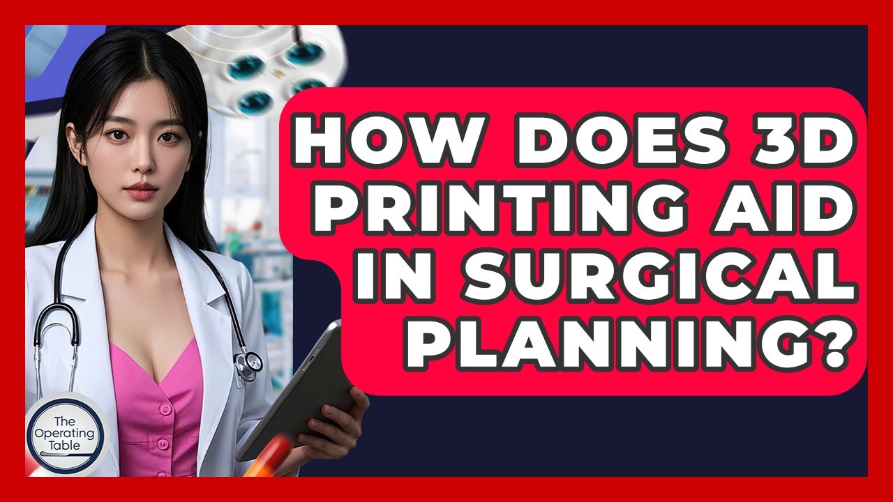 How Does 3D Printing Aid In Surgical Planning? - The Operating Table