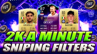 MAKE 2K EVERY MINUTE! FIFA 22 BEST SNIPING FILTERS & TRADING METHODS ?