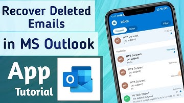 How to Recover/Restore Deleted Emails on Microsoft Outlook App