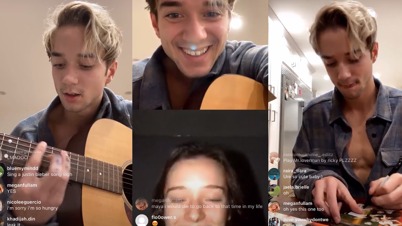 DANIEL SEAVEY INSTAGRAM LIVE 11/23/20 (SINGING SONGS, LEAKING TINY PART OF LOTUS INN, GUESTING FANS)