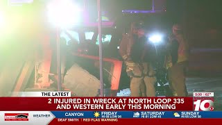 DPS: 2 injured after wreck at N Loop 335 and Western