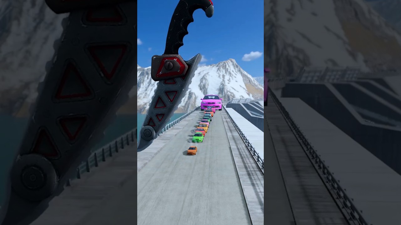 Colorful Small To Giant Cars vs Hammer #49