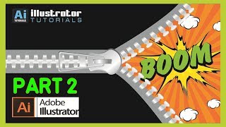 Illustrator tutorials: How to create a Vector #2