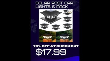 Solar Post Cap Lights 6 PACK