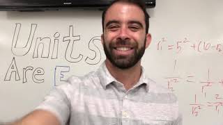 CHEM VLOG 002 - Units Are Everything!