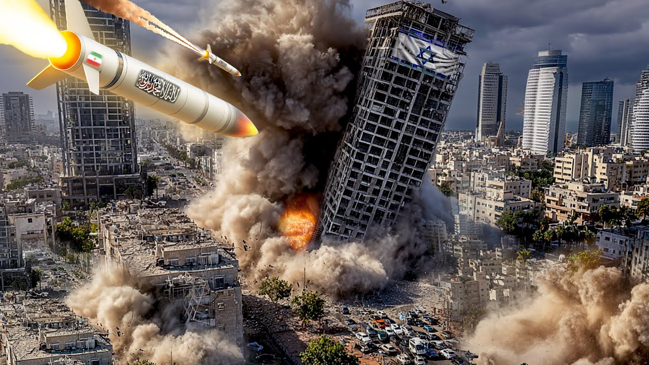 SERANGAN RUDAL IRAN PALING DAHSYAT DI ISRAEL! Seketika Gedung Tinggi Di Tel Aviv Rata Dengan Tanah