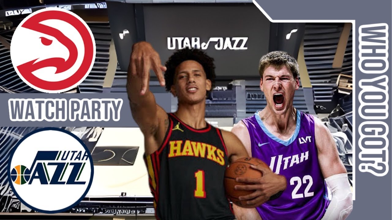 Atlanta Hawks vs Utah Jazz | Live Play by Play Stream | 