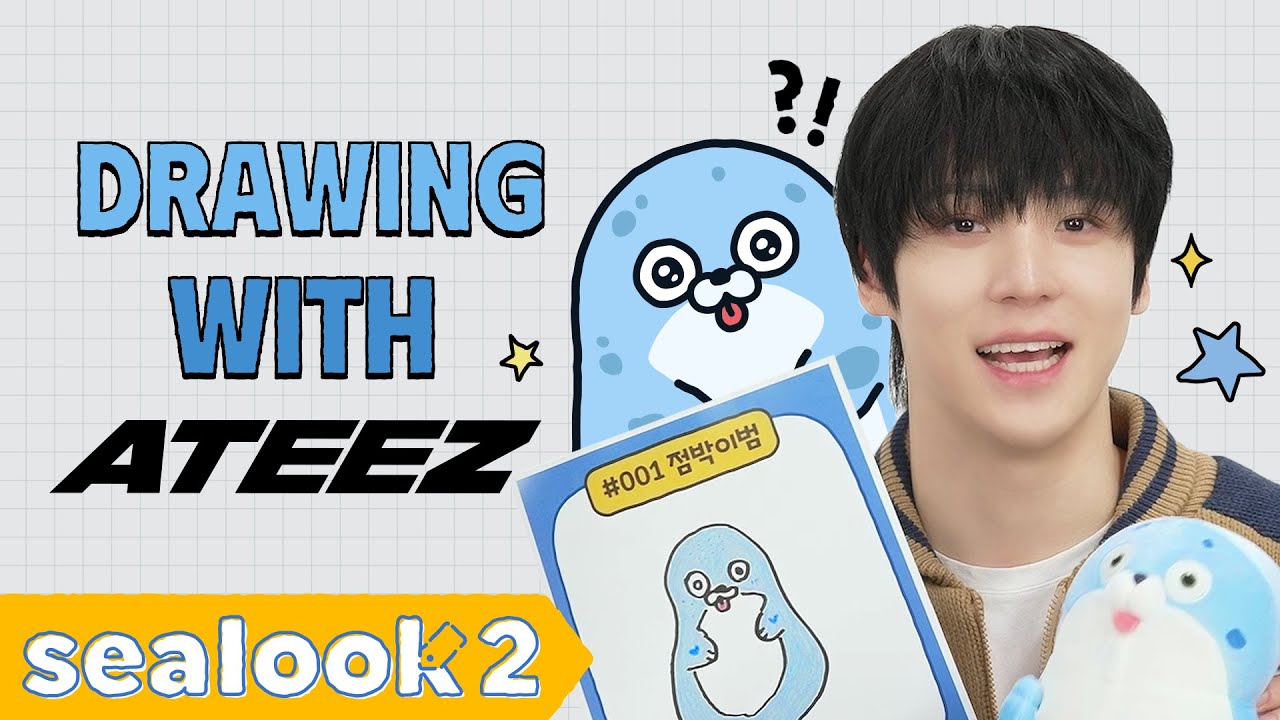 ATEEZ Seal-decorating?! 🦭🎨 | SEALOOK 2 x ATEEZ