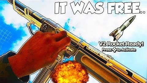"Wunderwaffe II" Heroic MP40 Variant = EASY V2 ROCKET