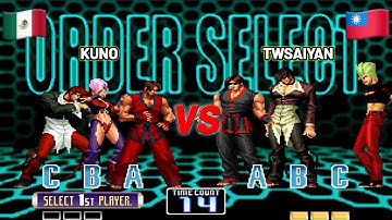 KOF 2002 - Cuando el Campeón de México desafió a un Top de Taiwán ⭐ KUNO vs TWSaiyan