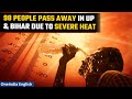 Heatwave alert 54 die in up and 44 in bihar due to extremely severe heat  oneindia news