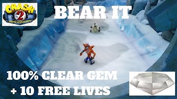 Crash Bandicoot 2 (Bear It) 100% Clear Gem / All Boxes (+ Free Lives Secret) N Sane Trilogy PS4
