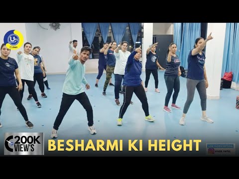 Besharmi Ki Height | Dance Video | Zumba Video | Zumba Fitness With Unique Beats | Vivek Sir