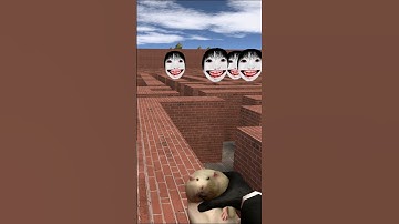 Yoshie Nextbot Gmod in Maze! #shorts