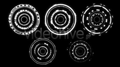 Dynamic Cut Circle Elements - Motion Graphic