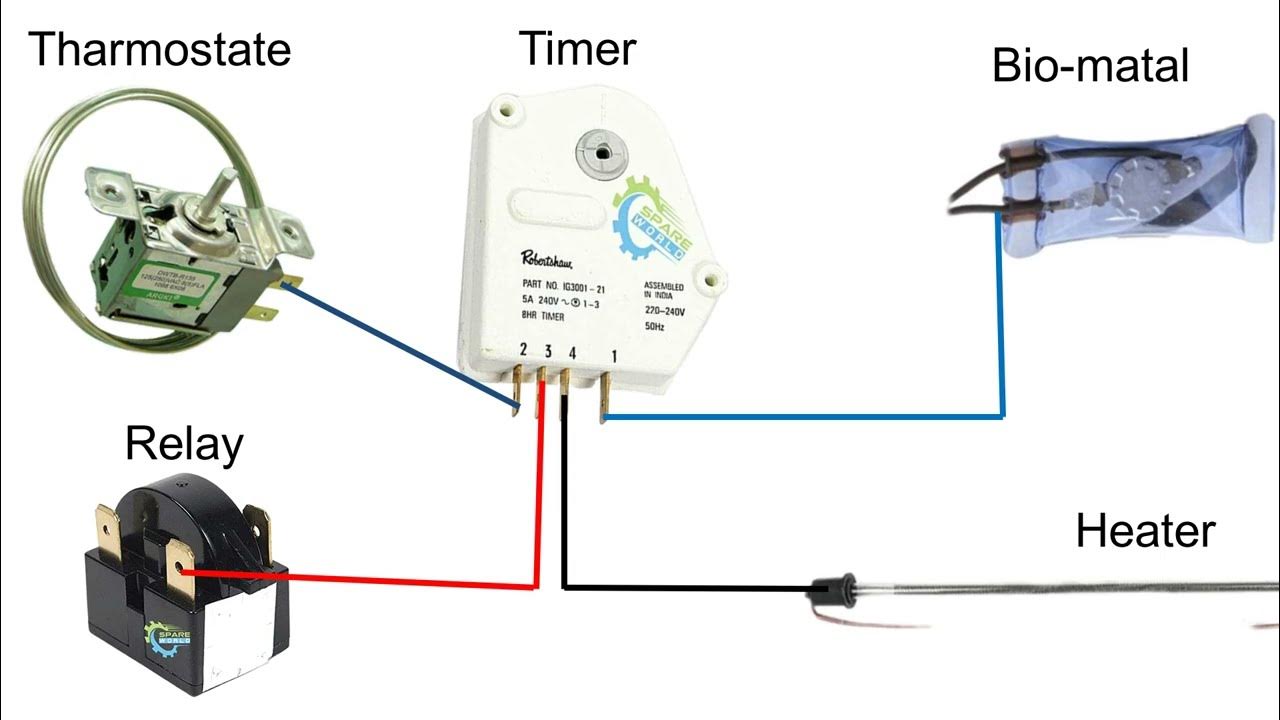 double door fridge timer wiring,godrej fridge timer wiring, Double door
