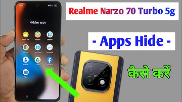 realme narzo 70 turbo me app hide kaise kare / how to apps hide in realme narzo 70 turbo 5g