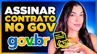 Como Assinar CONTRATO Online Grátis com o GOV.BR! [Assinatura Eletrônica Oficial]