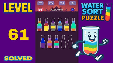 Water Sort Puzzle – Level 61 | Fast & Clean Solution