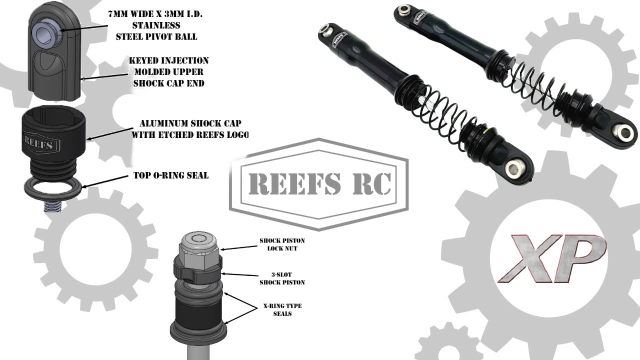 REEFS XP 90mm SHOCKS - YouTube