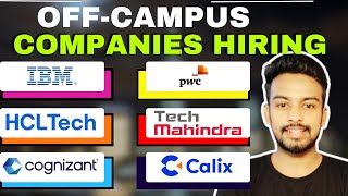 HCLTECH, IBM, Cognizant, PwC Multiple Hiring Drive | Biggest OFF Campus Hiring For 2026, 2025, 2024