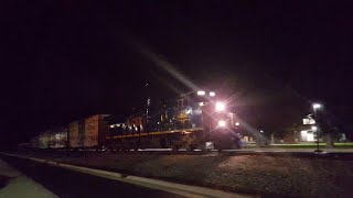 Here Comes The Last Q416-06 Running In Pembroke, NC With CSXT 3425 Leading With A Monster Train!