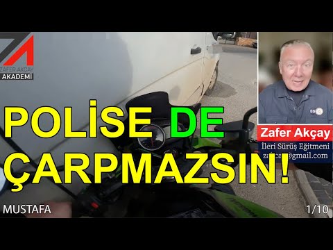 POLİSE DE ÇARPMAZSIN | 5Sriders | Motosiklet Kazaları (123)