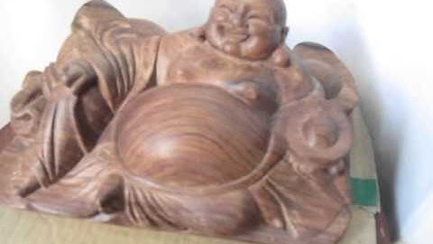 Tượng gỗ Di lạc gỗ cẩm lai