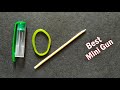 how to make gun with pen cap |how to make mini gun at home |how to make gun with pen and rubber band