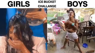 Girls Vs Boys Ice Bucket Challenge