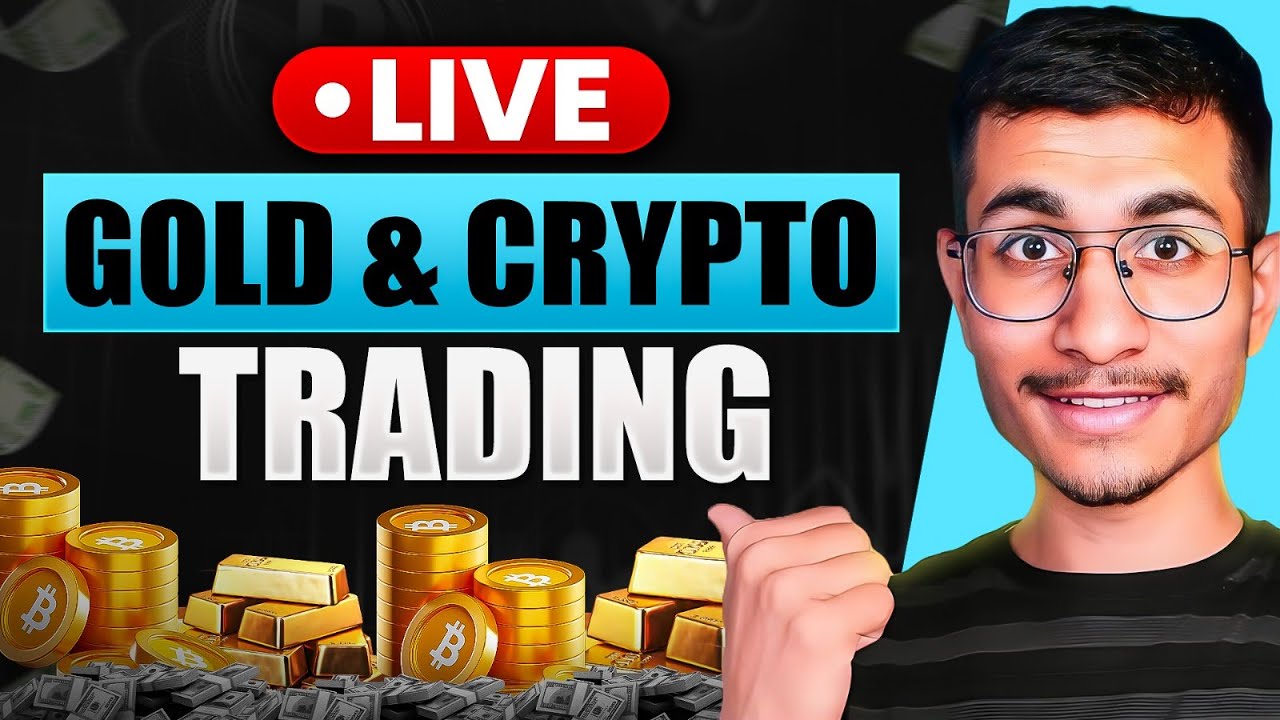 Gold Live Trading Today | Bitcoin Live Trading | Fixed Range Volume Profile | 15 Jan 2026