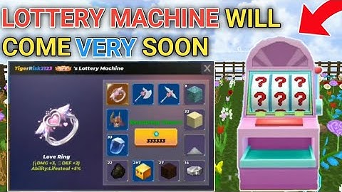 Blockman go Skyblock || Lottery Machine Will Come VERY Soon...