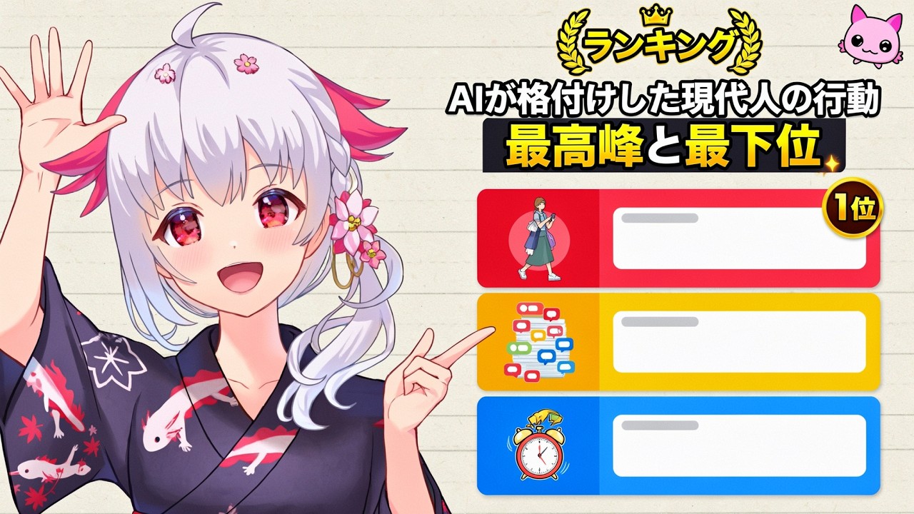 【衝撃】現代人あるあるをAIが格付け!!