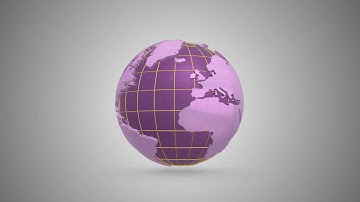3D Earth Globe -  Spin Animation