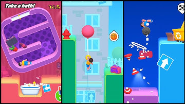 Lazy Jump L1-15, New Android Games Gameplay 2023 Walkthrough ios Simulato‪r Trailer