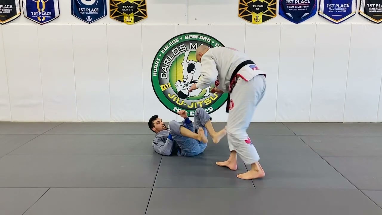 Hip Frame Pass Drill - Jump Pass Drill by Greg Hamilton BJJ
