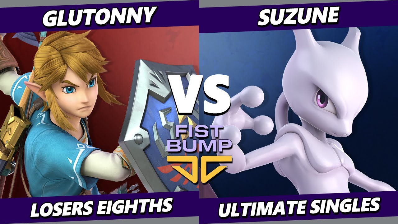 Fist Bump III TOP 8 - Glutonny (Link) Vs. Suzune (Mewtwo) Smash Ultimate - SSBU