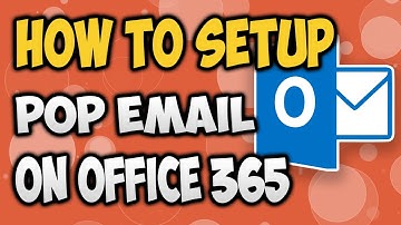 How to set up POP email in Outlook - Office 365