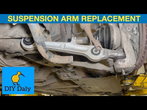 Audi A4 front lower suspension arm replacement B7