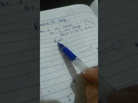 Class 11 nested for loop
