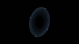 50 Blue Light Shapes | Abstract Light Drawing Motion Background