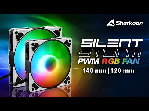 Sharkoon SilentStorm 120 & 140 PWM RGB Fan