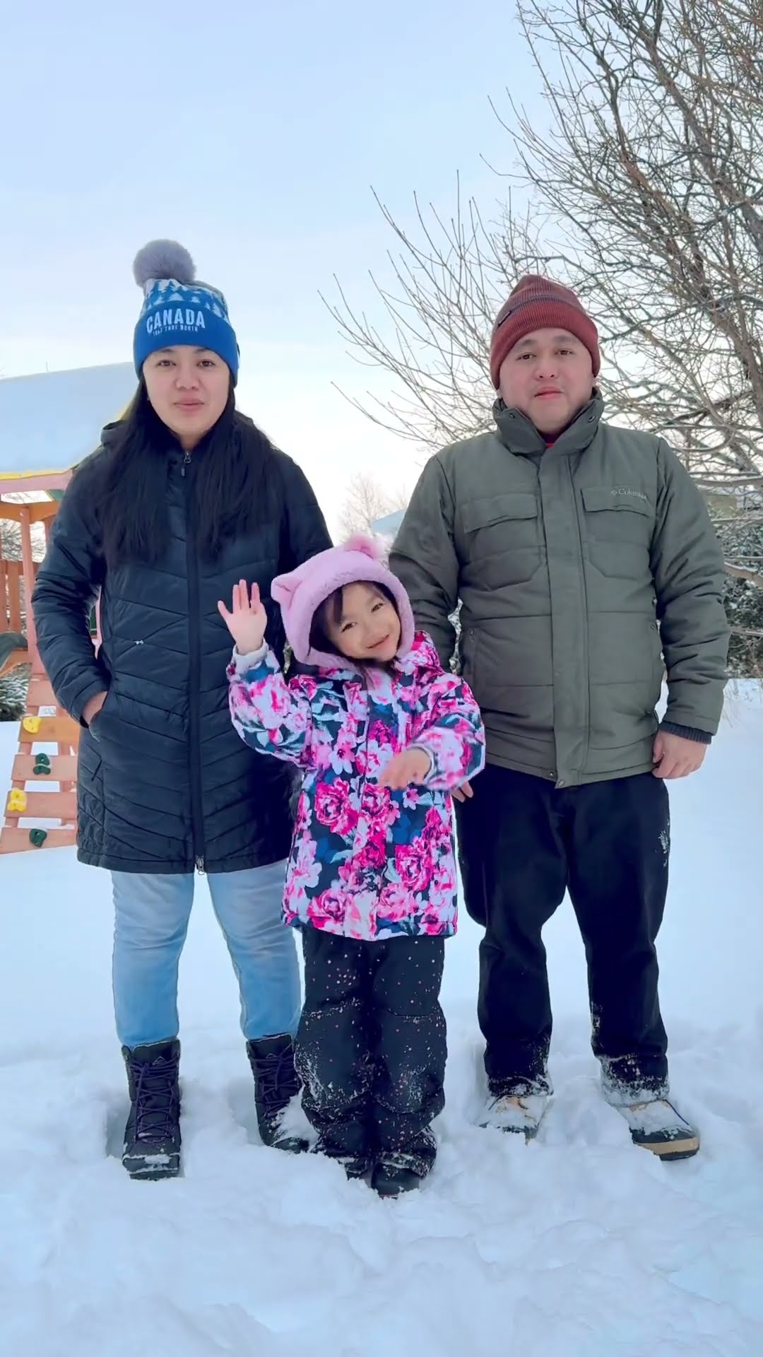 Mom and dad imitates cute kid ???❤️??✅??
