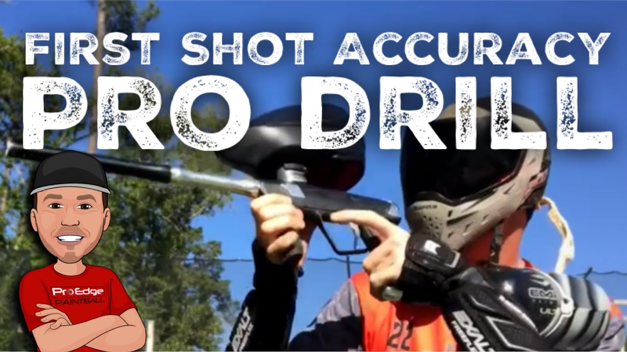 Pro Paintball Drill One Shot Accuracy Tip YouTube