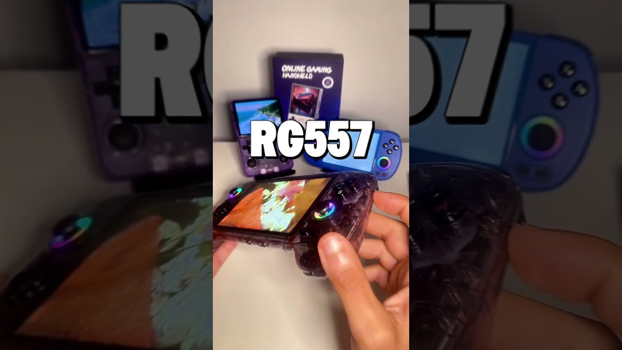 👉 Lien en bio pour la RG557 🎮 Console rétro portable Anbernic hautes performances