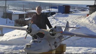 « Catalina PBY-5 » Фильм одиннадцатый ( Делаем поплавки , глушители и запуск ДВС )