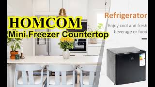 HOMCOM Mini Freezer Countertop✔️What's features highlight?