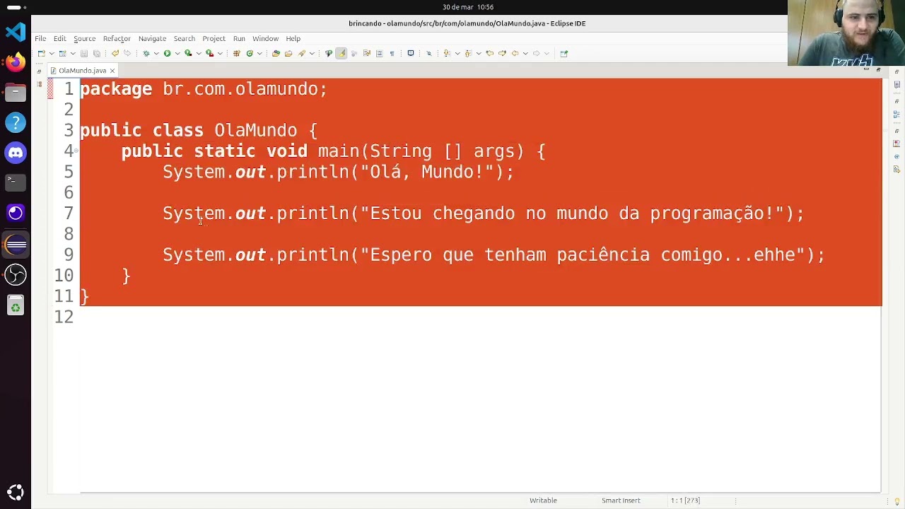 Criando Seu Primeiro Projeto Java no Eclipse 🚀 | Olá, Mundo!