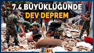 Endonezyada 7.4Lük Felaket Tsunami Uyarısı Yapıldı Ntv