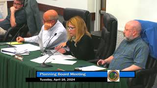 Planning Board Meeting 4-16-24